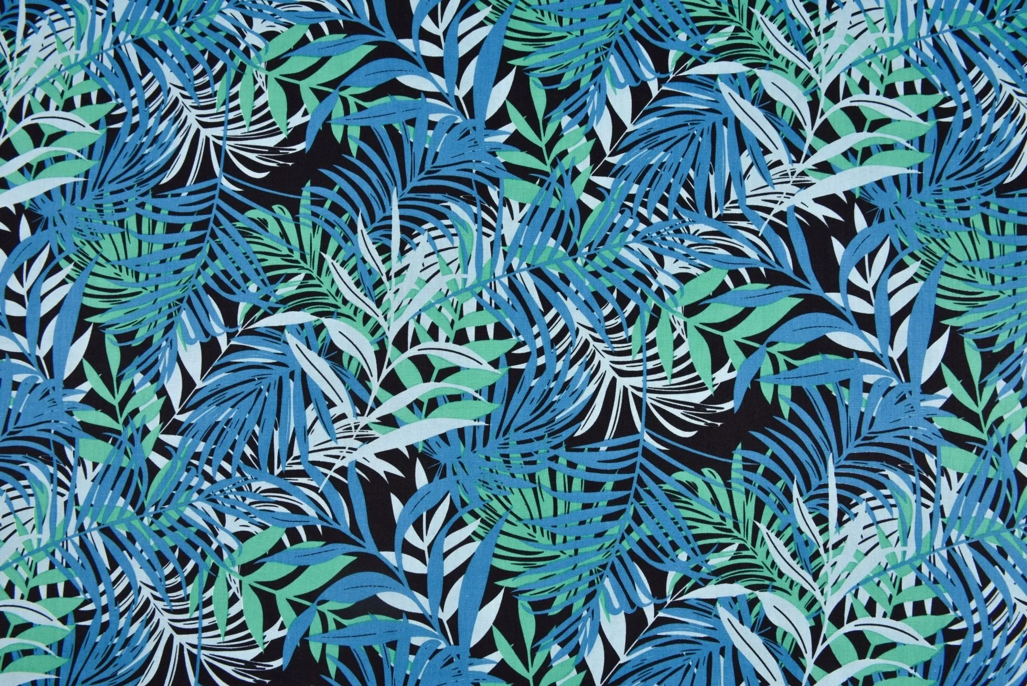 100% Cotton Loom Line Palm trees Fabric -182