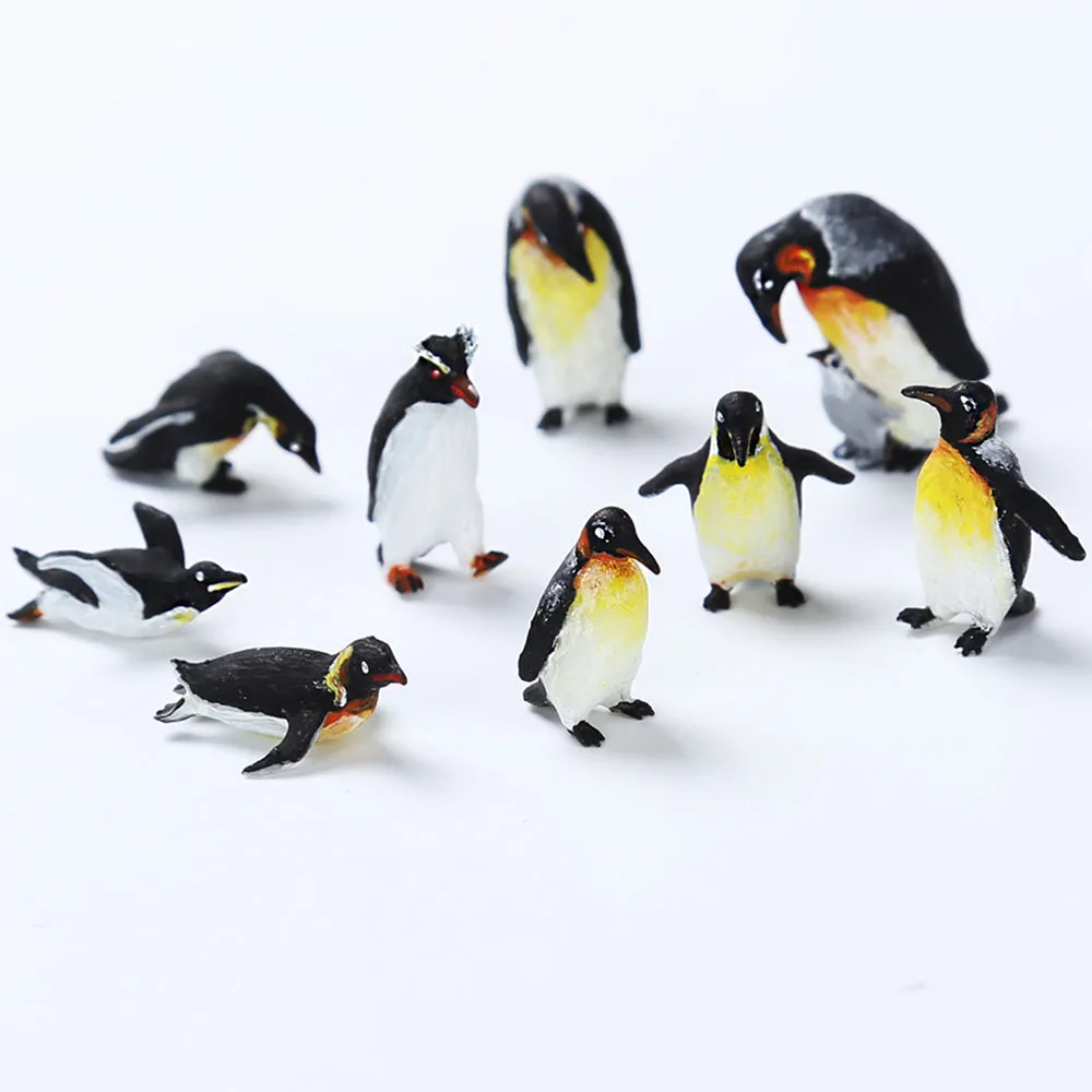 3D Penguin Figurine | Miniature Animal Resin Inclusion | Resin World DIY | Resin Craft (1 piece / 15mm 19mm 23mm)