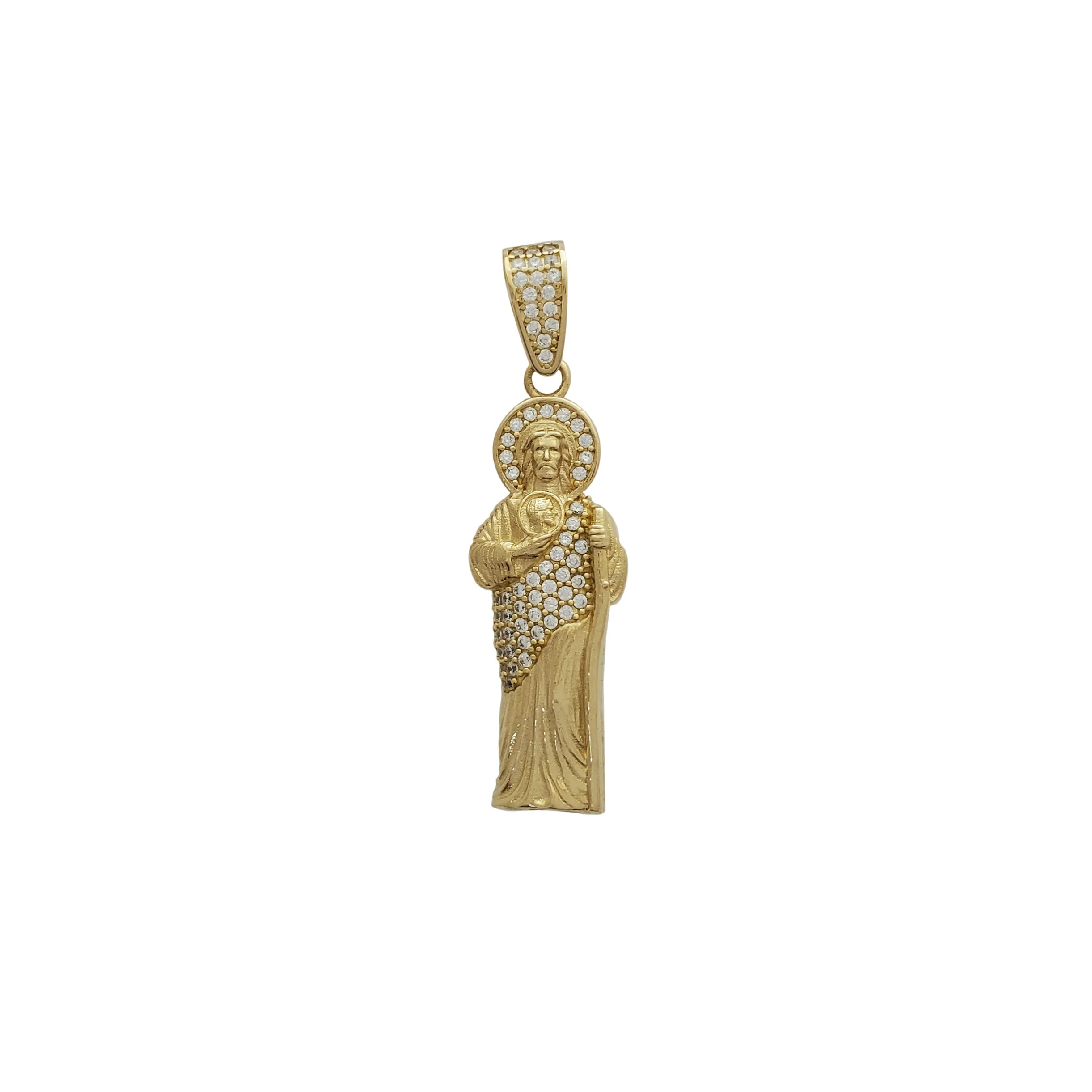 3D Saint Jude Pendant (14K)