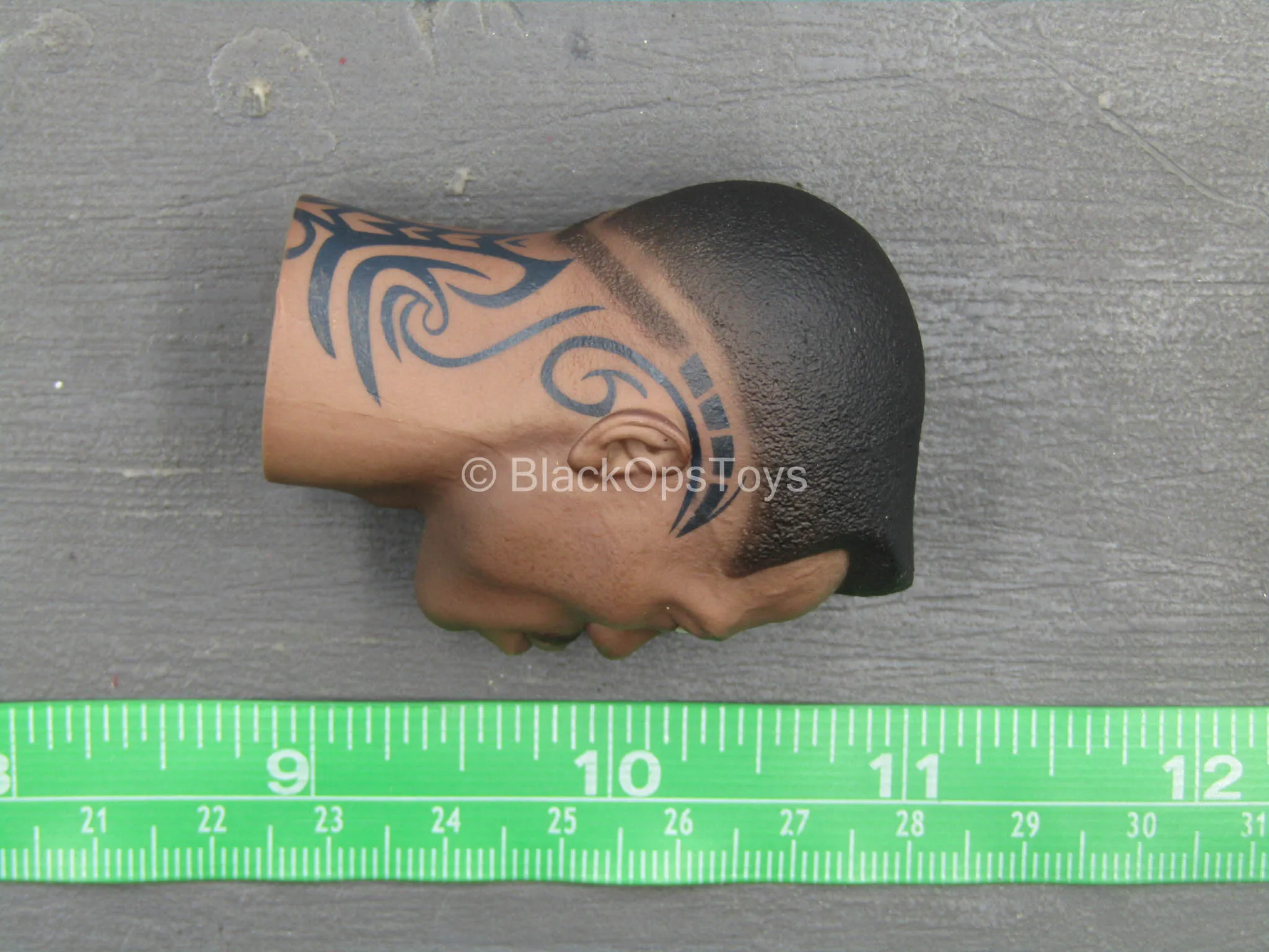 AA Male Head Sculpt w/Neck Tattoos