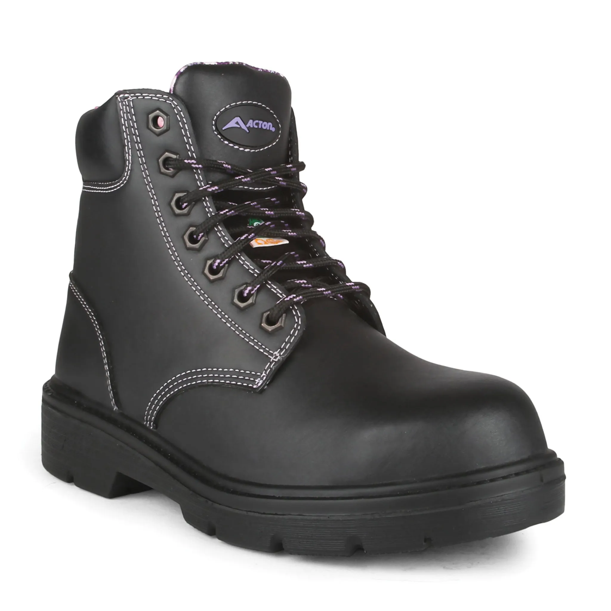 Acton ProLady Women's 5" Steel Toe Work Safety Boot 9233-11 - black