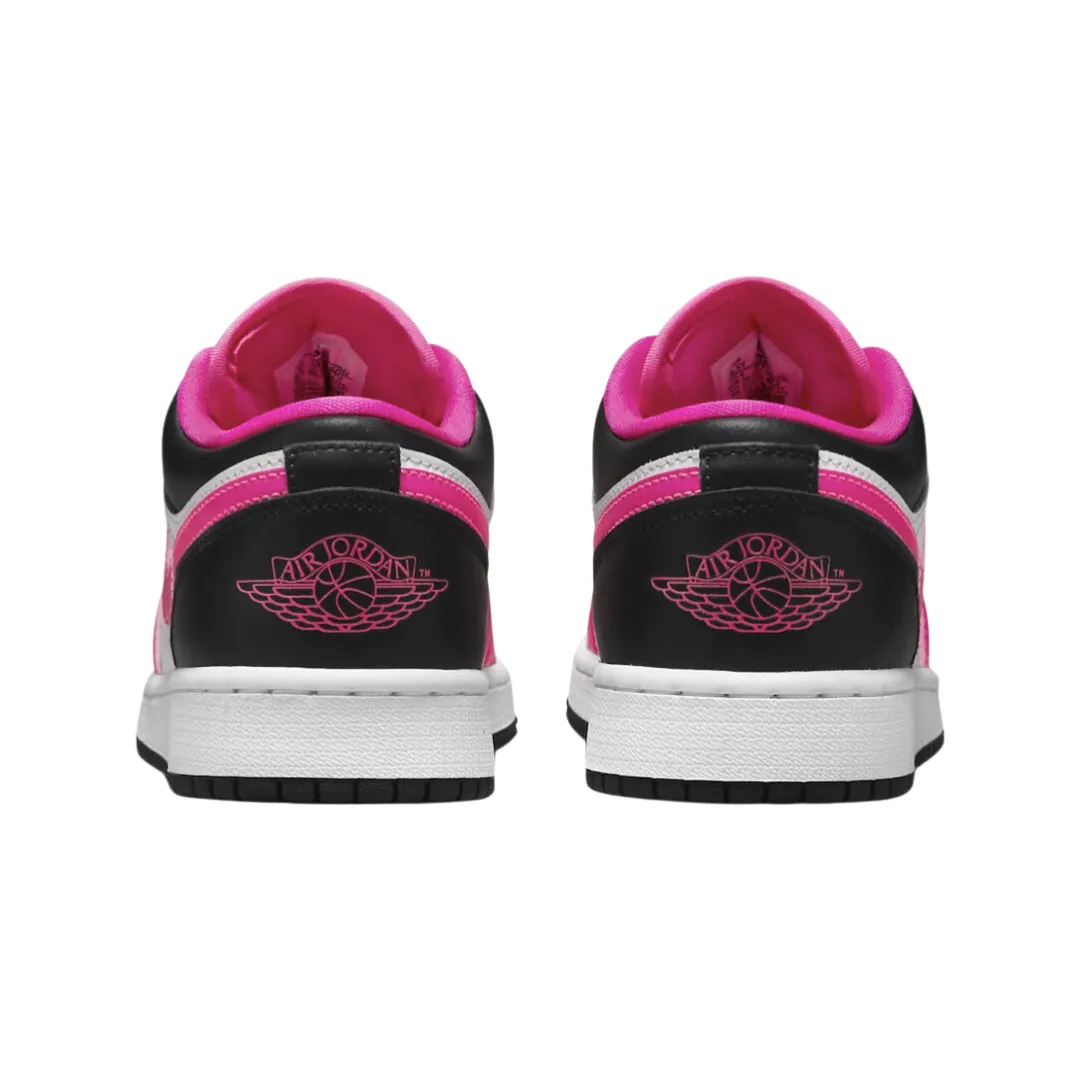 Air Jordan 1 Low GS Fierce Pink Black White