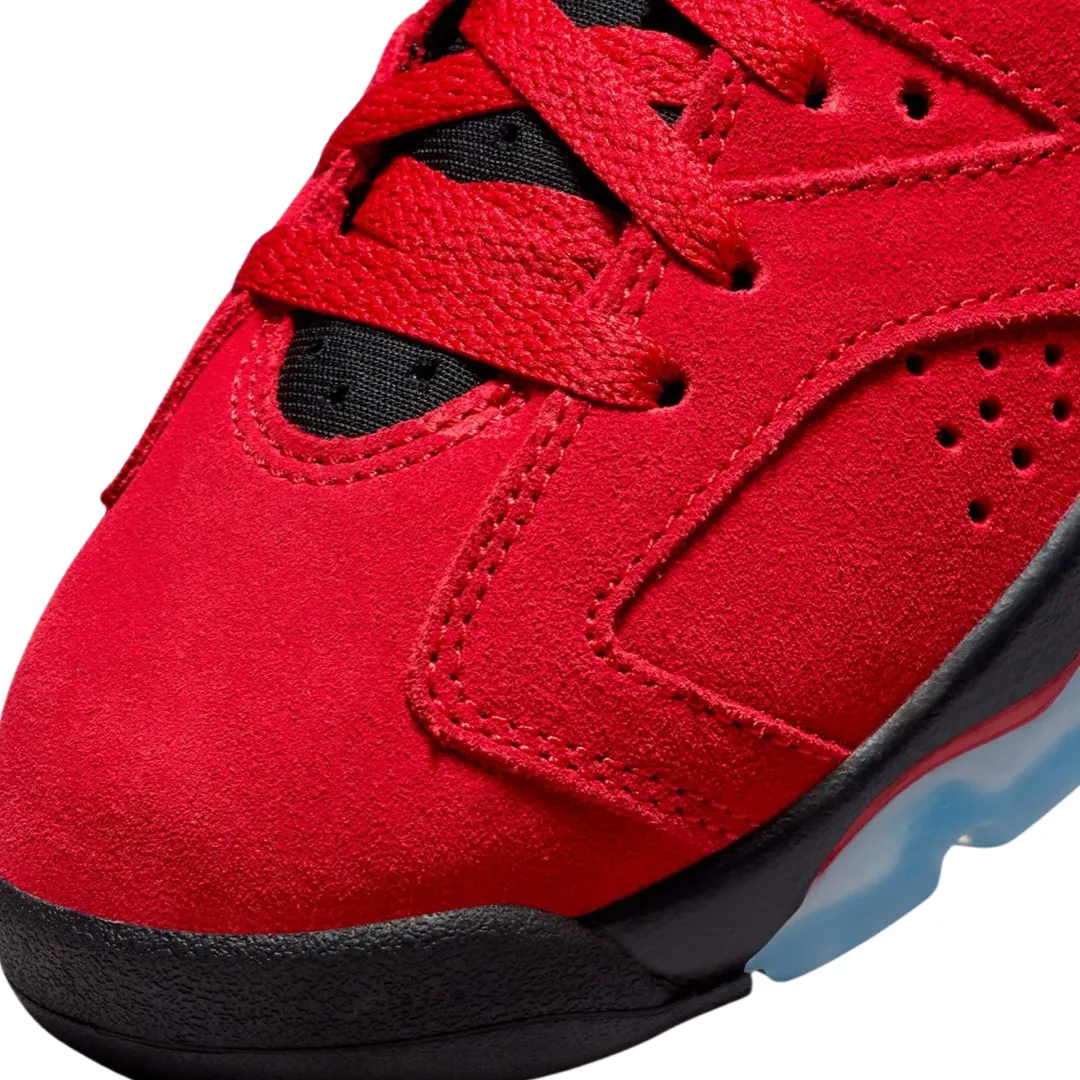 Air Jordan 6 Retro GS Toro Bravo Varsity Red Black Grade School 384665-600