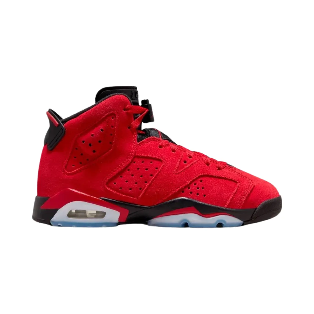 Air Jordan 6 Retro GS Toro Bravo Varsity Red Black Grade School 384665-600