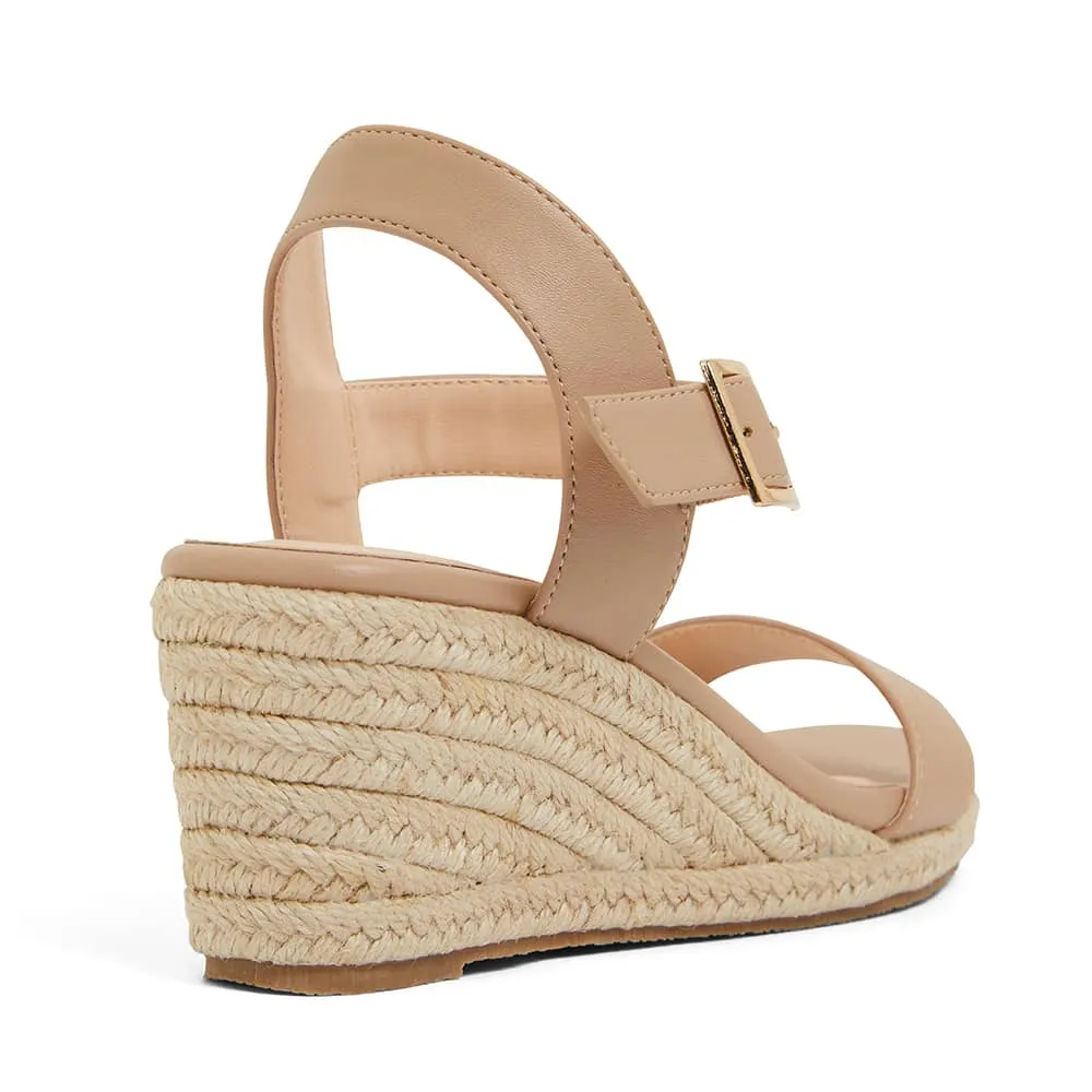 Annie Wedge in Blush Smooth