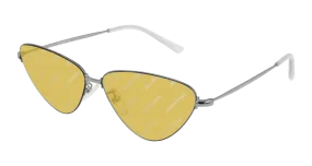 Balenciaga Sunglass Unisex Silver Yellow BB0015S-007