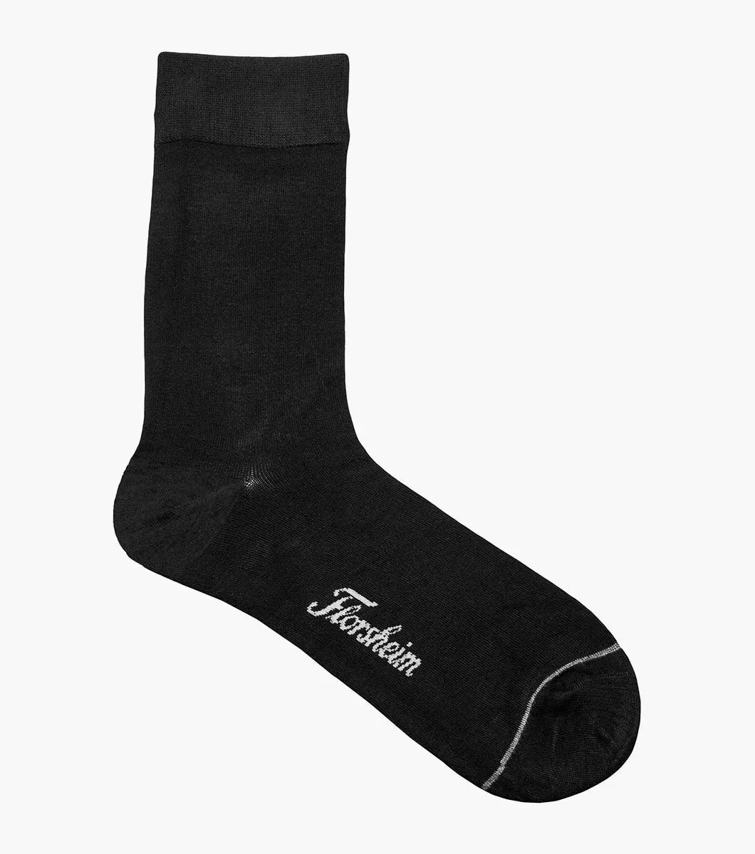 Bamboo Flat Crew Dress Socks