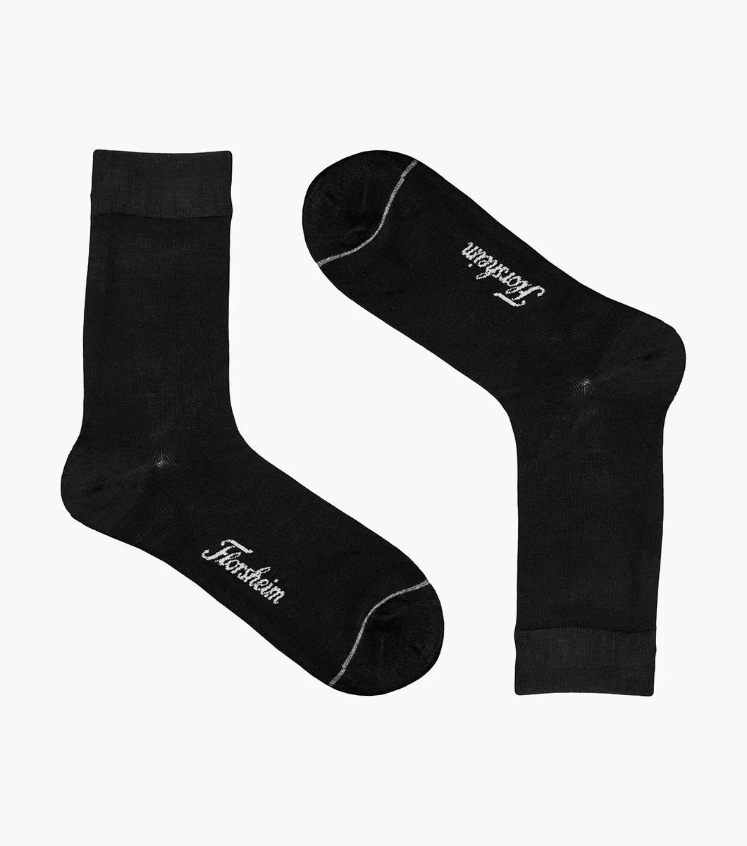 Bamboo Flat Crew Dress Socks