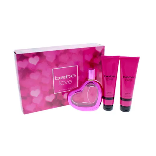 Bebe Love 3.4oz EDP/3.4oz BL/3.4oz SG for Women