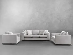 Belfast 3-pc Fabric Sofa Collection