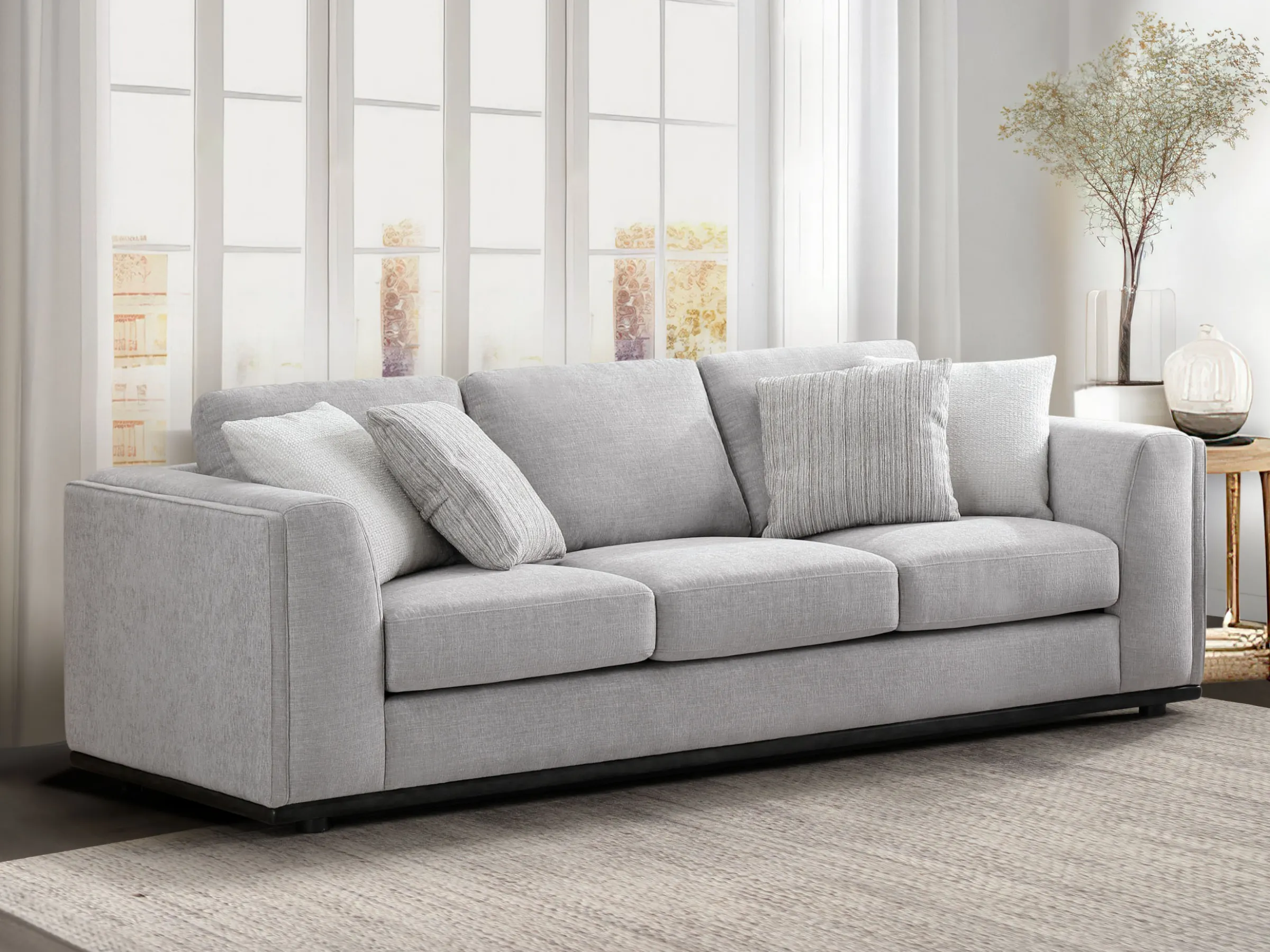 Belfast 3-pc Fabric Sofa Collection