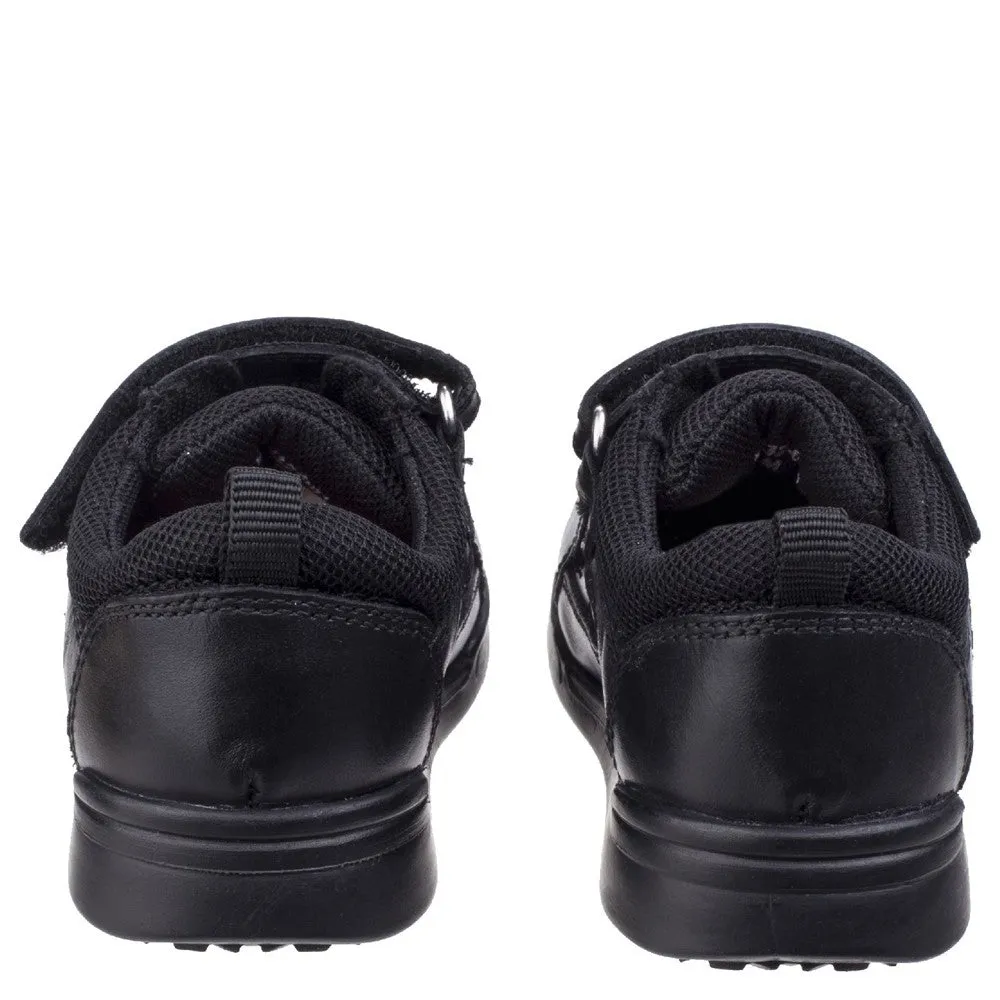 Black Liam Infant School Shoes