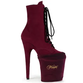 Burgundy Velvet - Platform Shoe Protectors - Pleaser USA