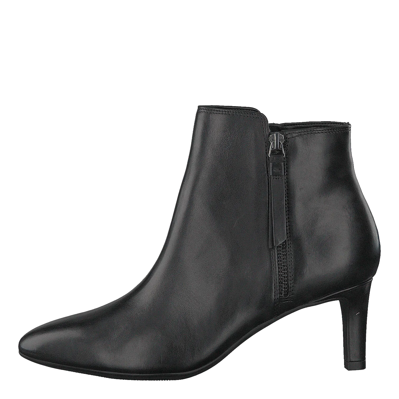 Calla Blossom Black Leather