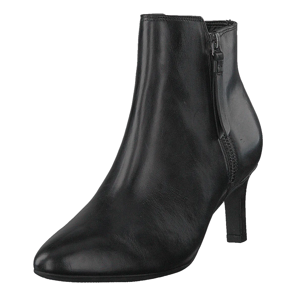 Calla Blossom Black Leather