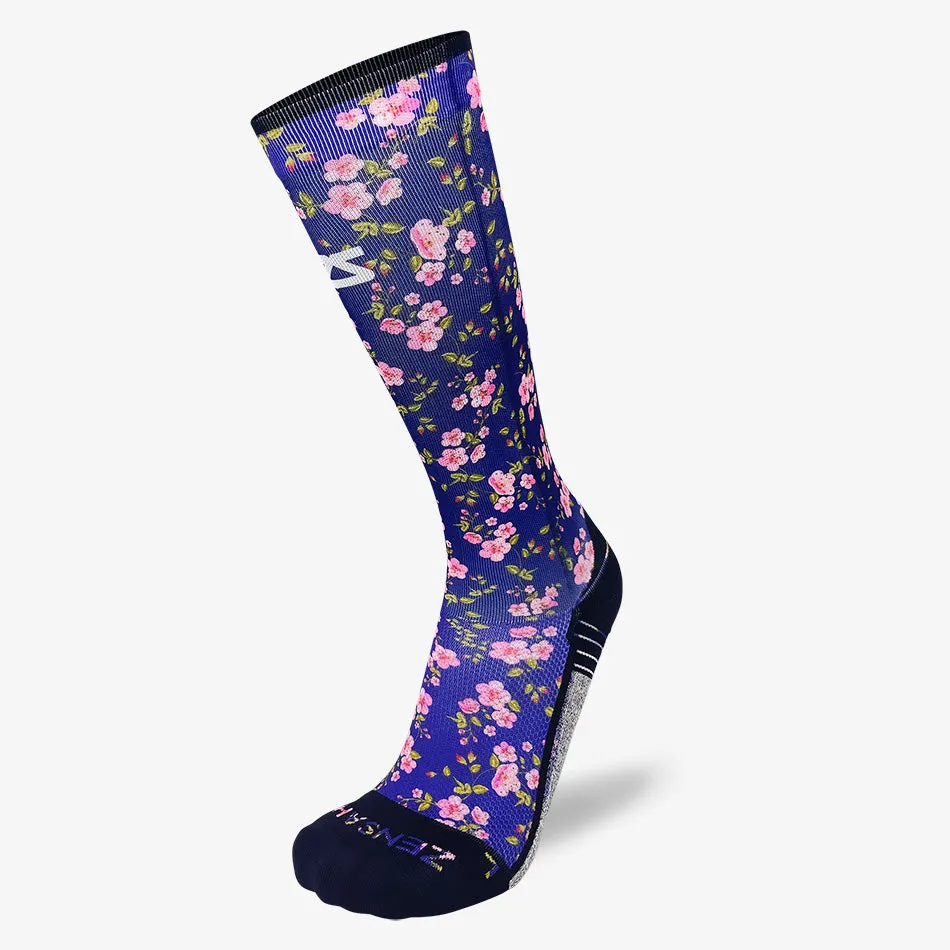 Cherry Blossoms Compression Socks (Knee-High)