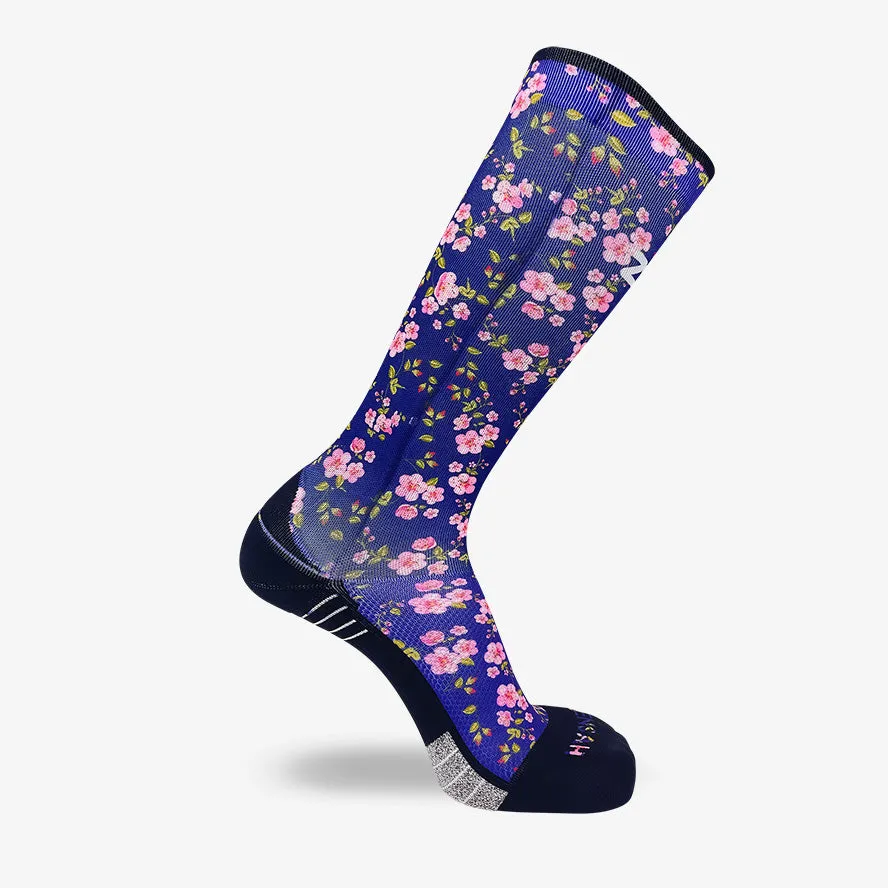 Cherry Blossoms Compression Socks (Knee-High)