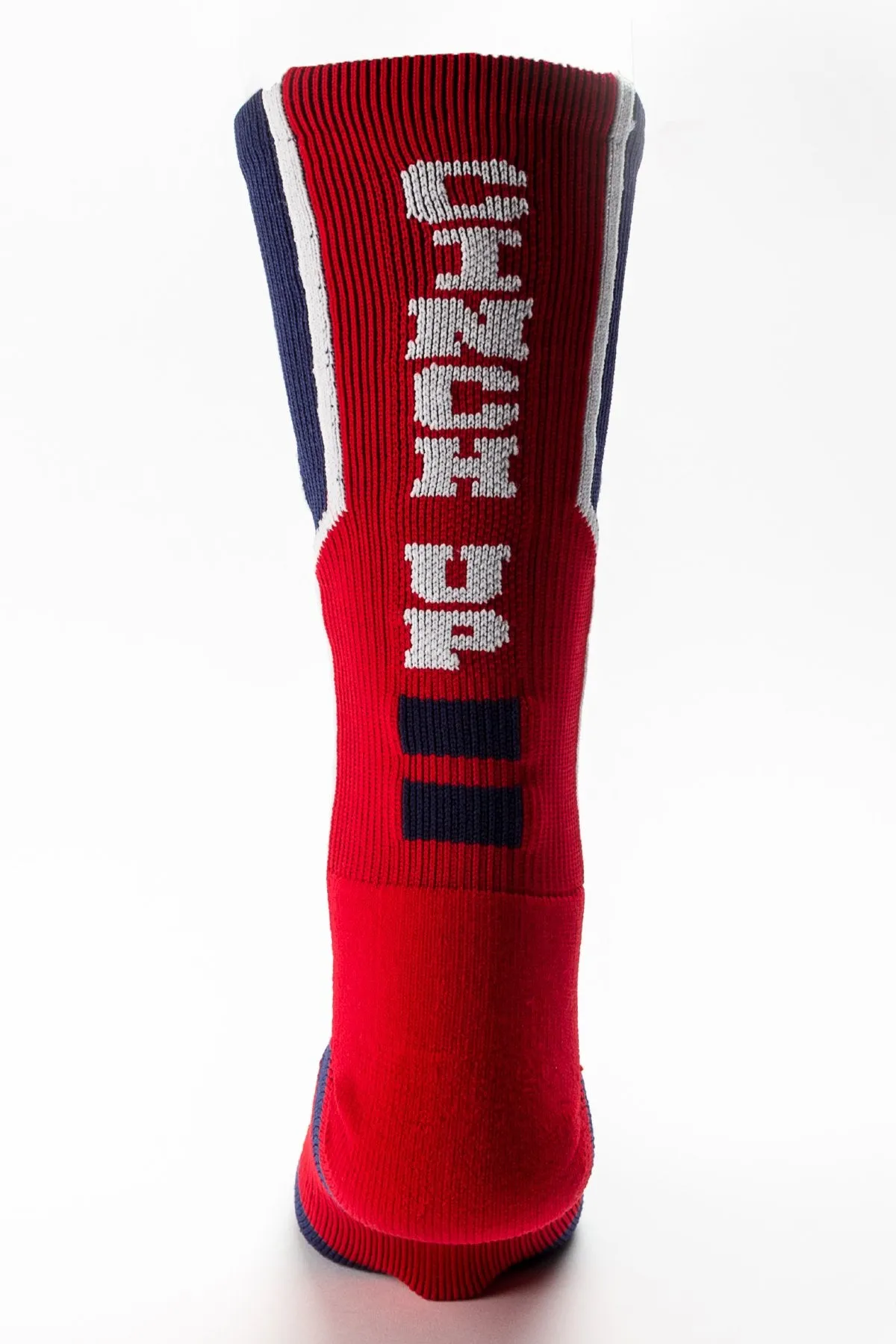 Cinch Men's Red and Navy Crew Sock Sock