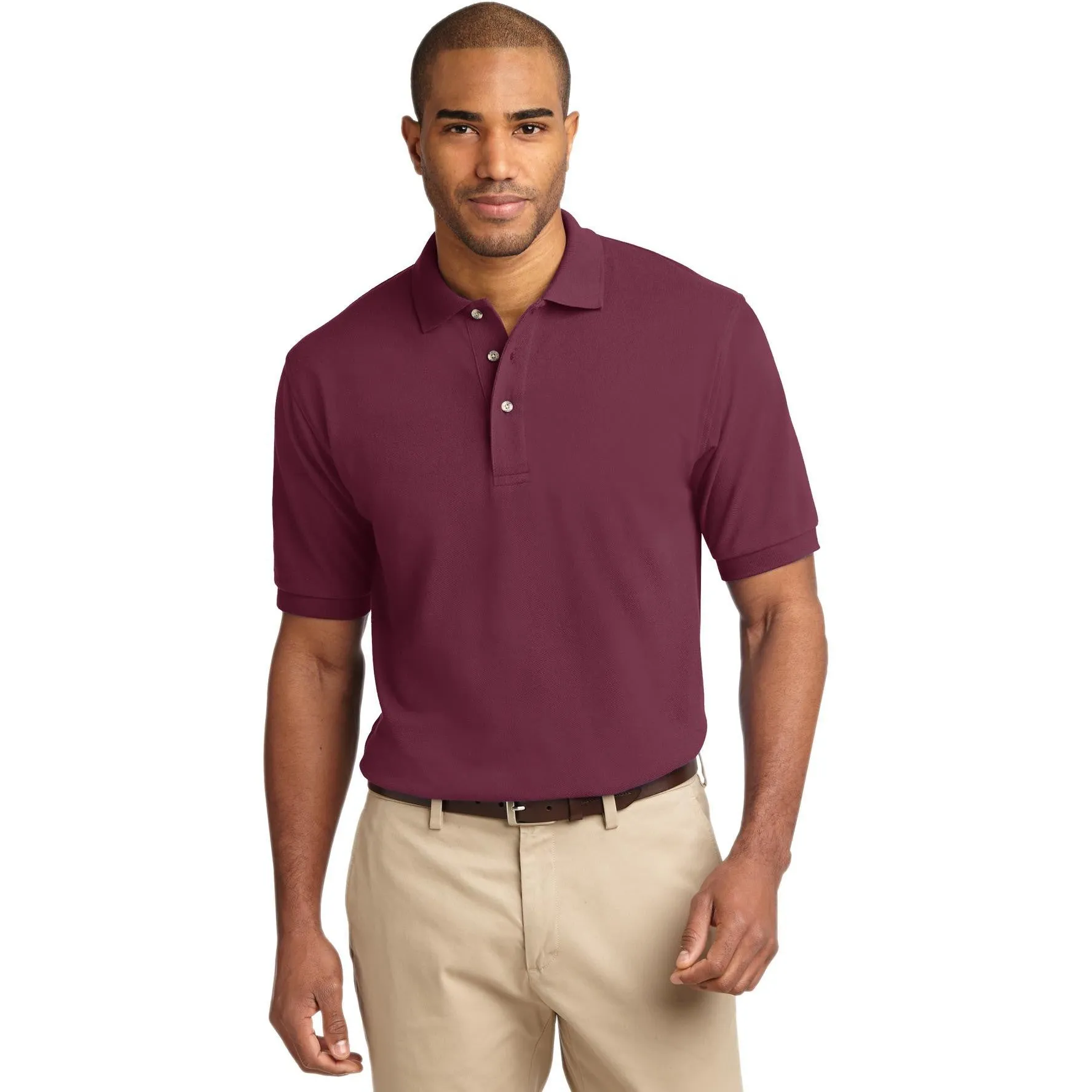 CLOSEOUT - Port Authority Heavyweight Cotton Pique Polo