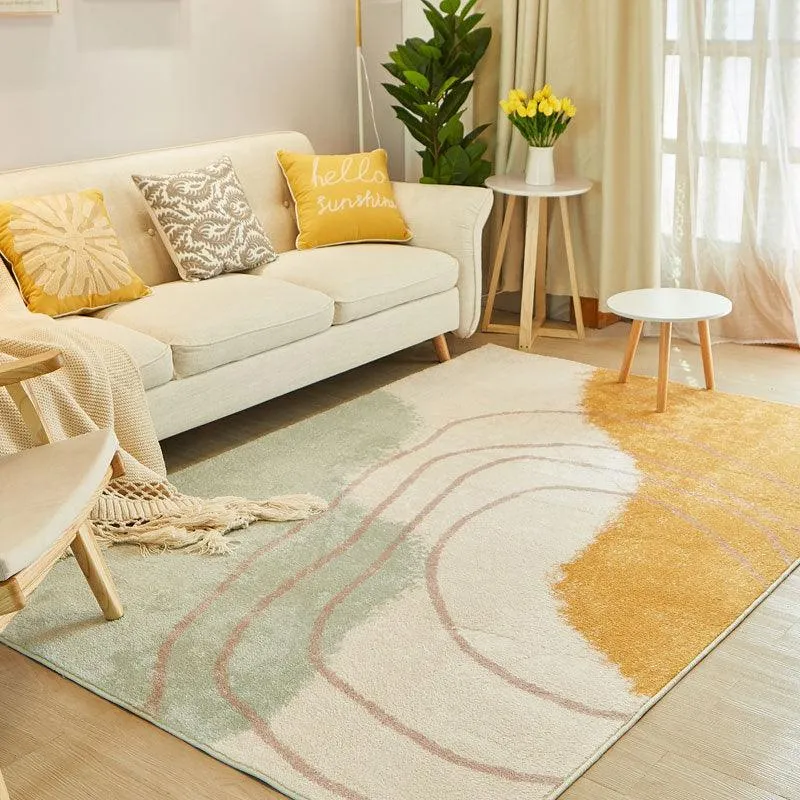 Cozy Home Décor Set with Customizable Carpet and Cushions