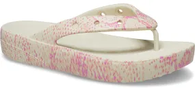 Crocs 208243 Classic Platform Womens Toe Post Sandal