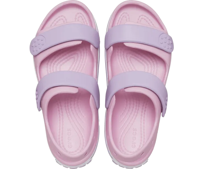 CROCS KID'S CROCBAND PINK CRUISER SANDAL