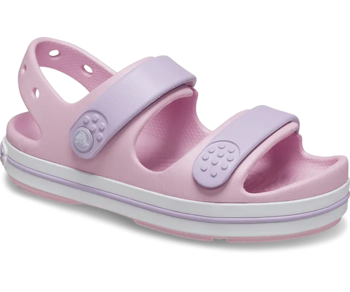 CROCS KID'S CROCBAND PINK CRUISER SANDAL