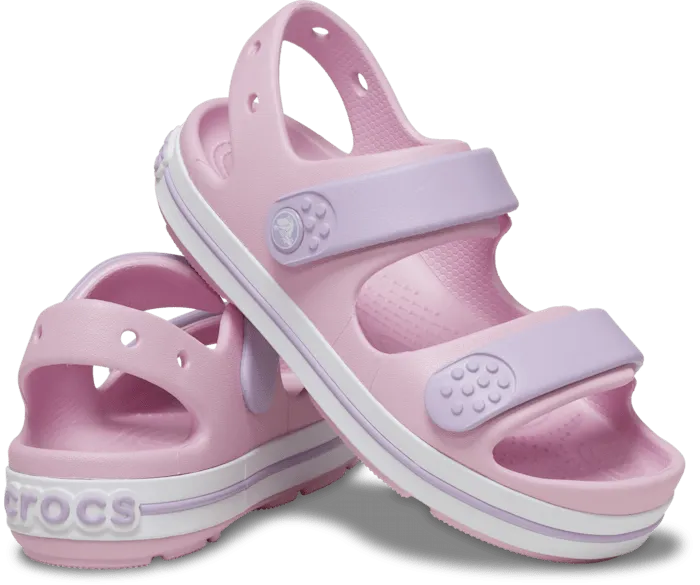 CROCS KID'S CROCBAND PINK CRUISER SANDAL