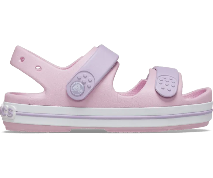 CROCS KID'S CROCBAND PINK CRUISER SANDAL