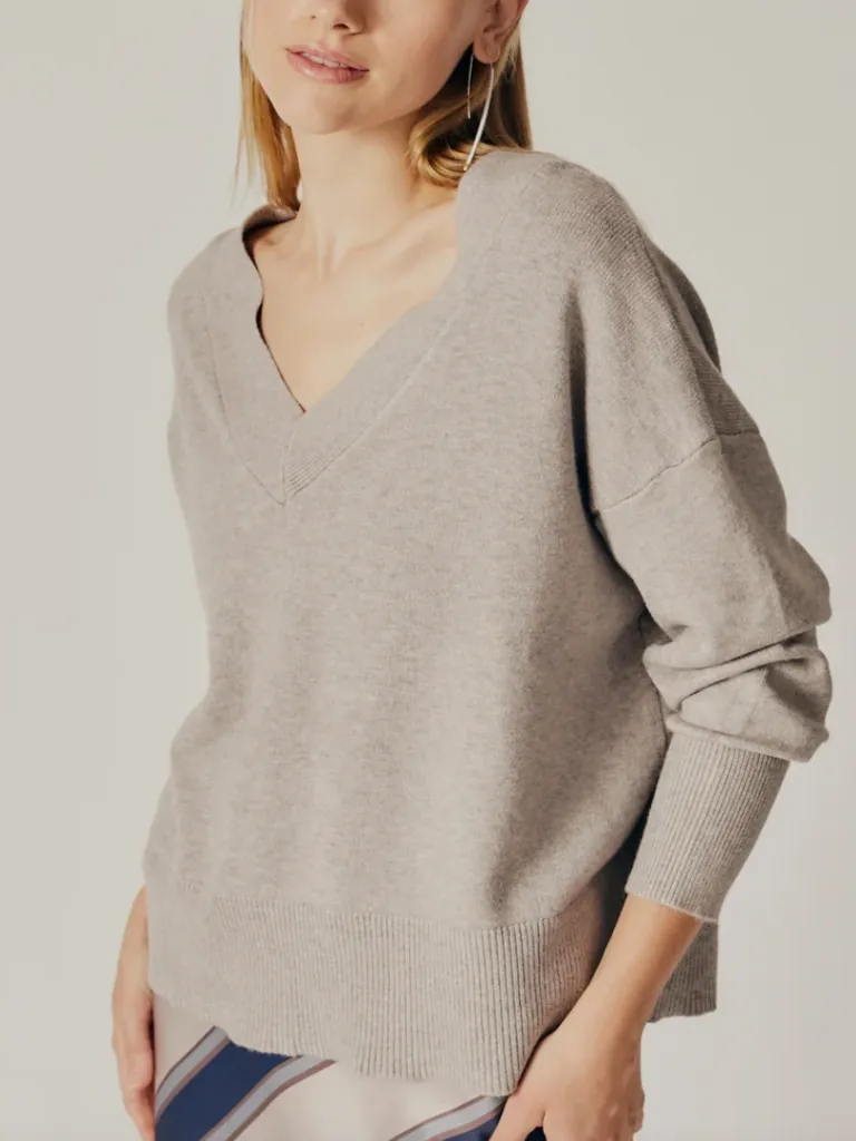 Deluc Blossom Open Back Sweater