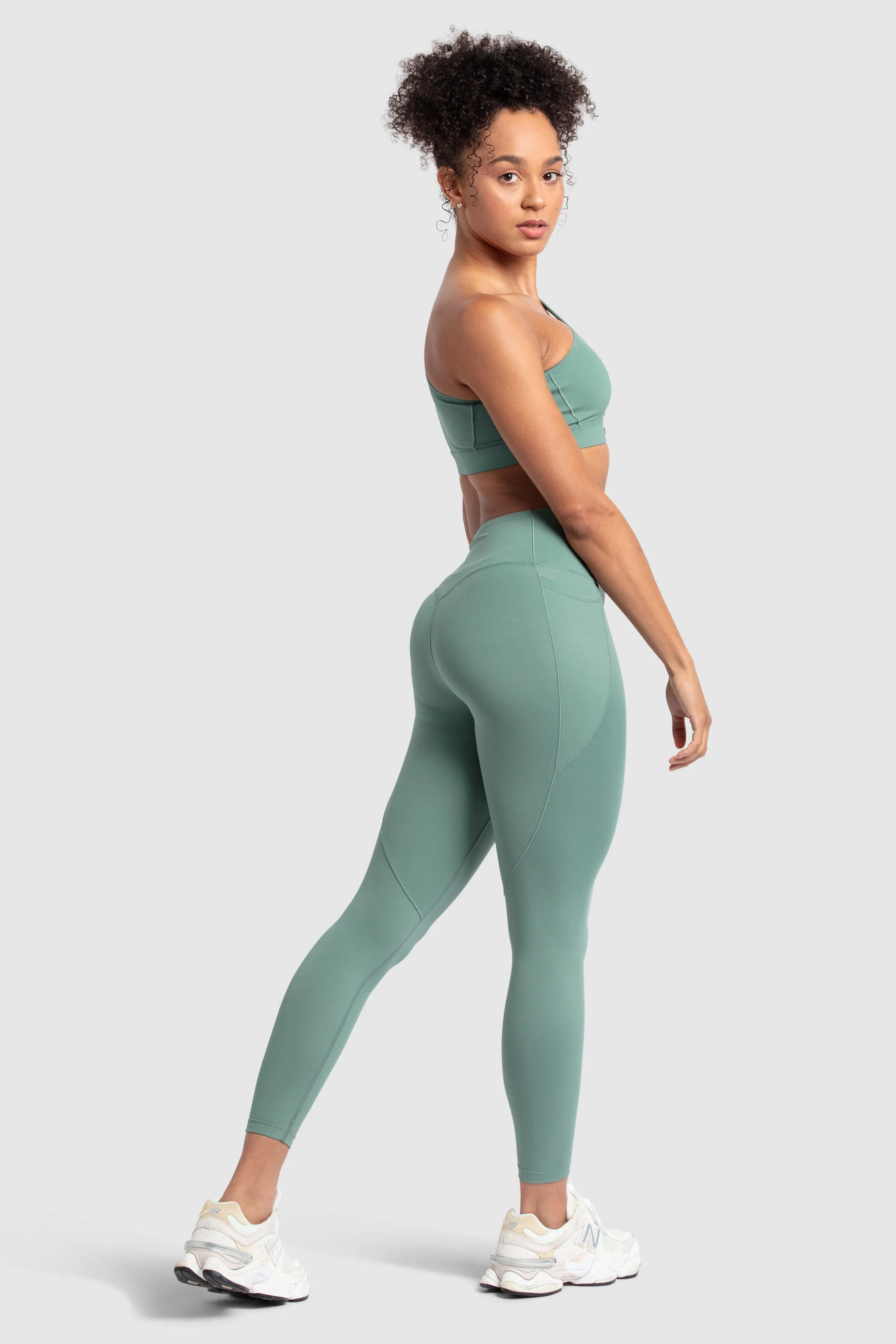 Desire Leggings - Dark Sage