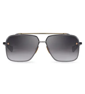 Dita Mach-Six Unisex Grey Aviator Sunglasses