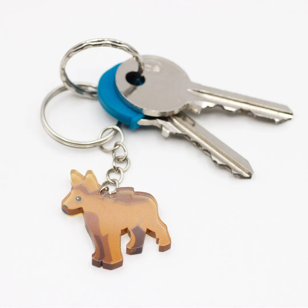 Dog Keychain - Laser Cut Acrylic