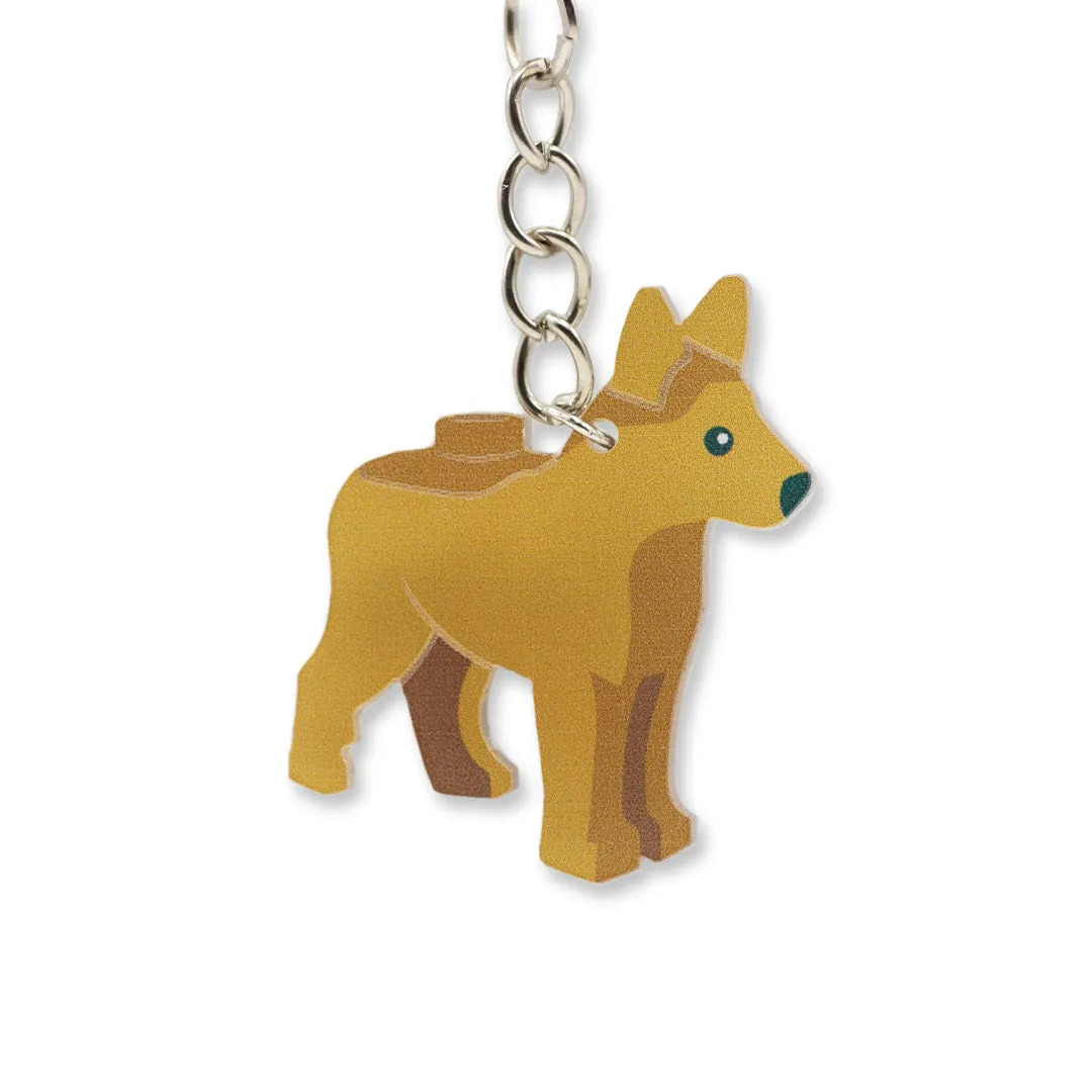 Dog Keychain - Laser Cut Acrylic