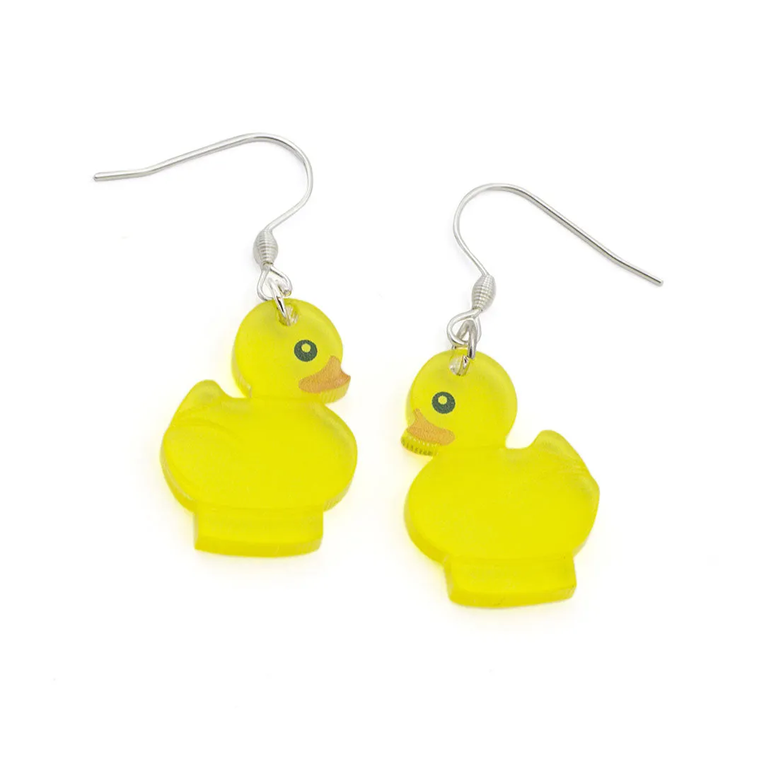 Duck Earrings - Laser Cut Acrylic