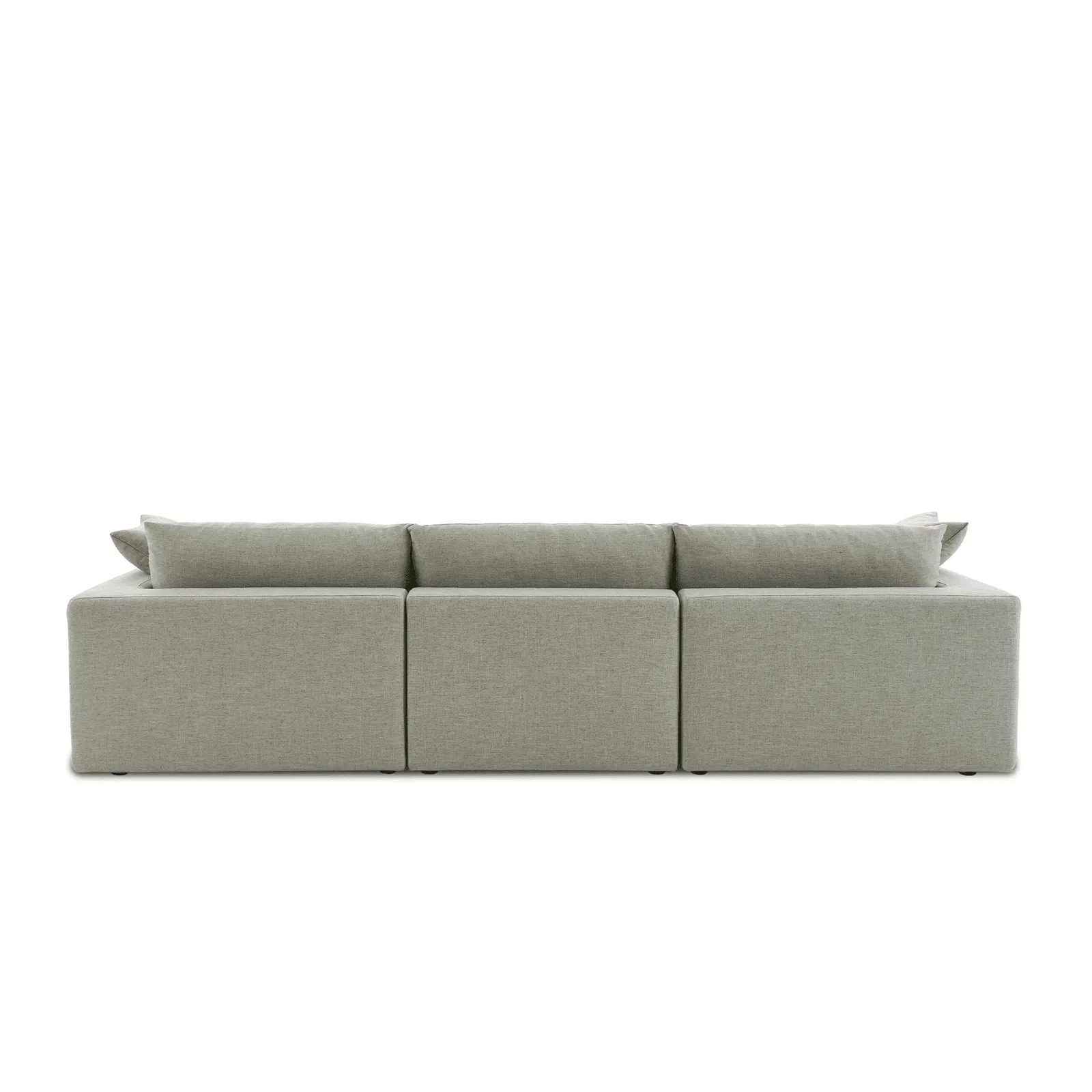 Duke Deep Seat Sofa, 3 Seater, Gray