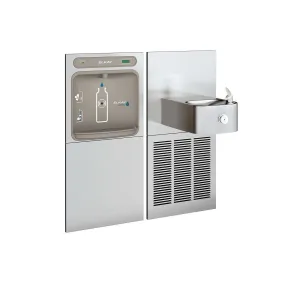 Elkay ezH2O Bottle Filling Station & Soft Sides Single Fountain, Filtered Refrigerated Stainless LZWS-SS8K