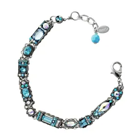 Firefly Designs Slender Ice With Blues Ovals Bracelet