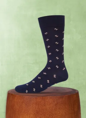 Football Sock in Navy