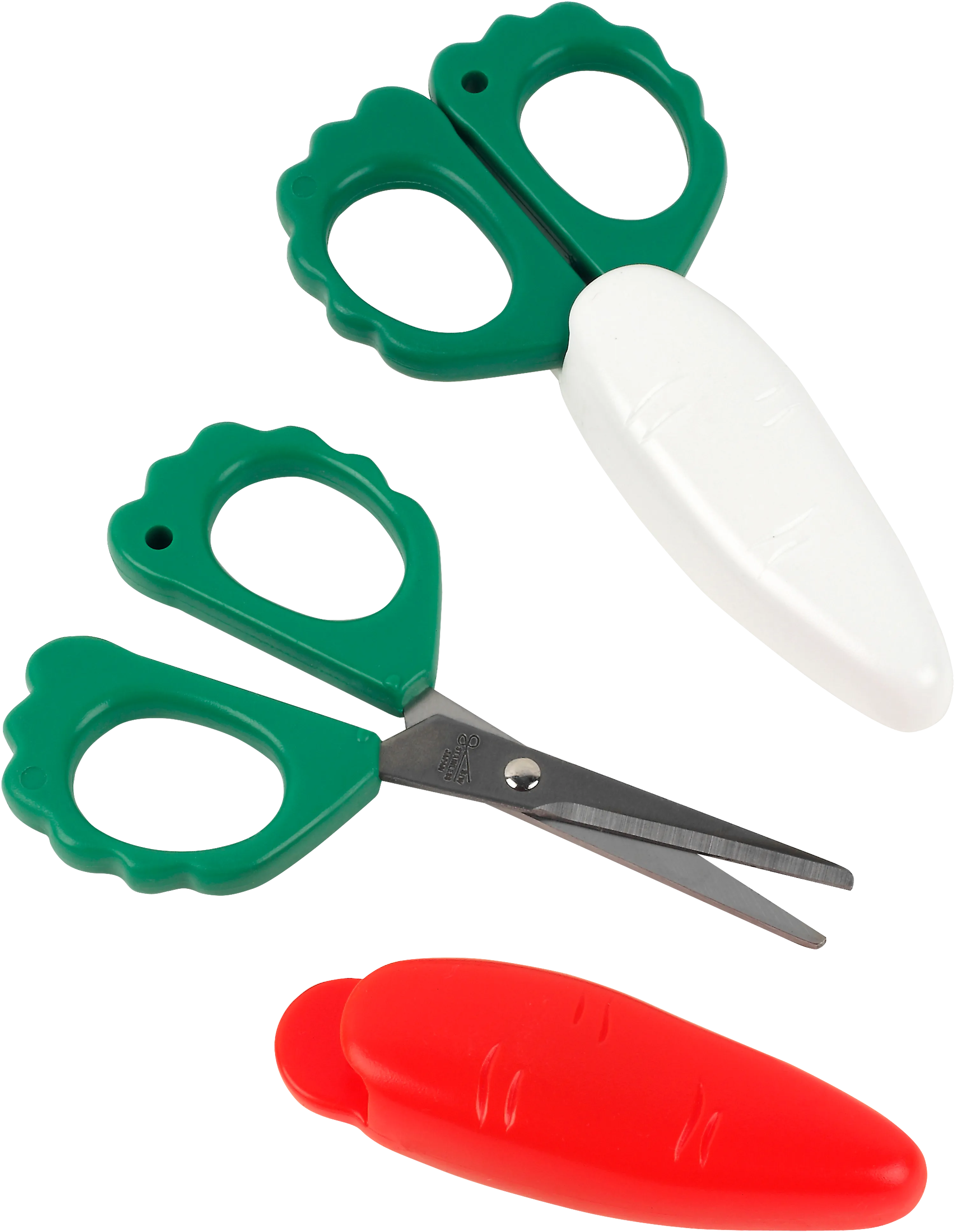 Fridge Magnet Scissors Carrot