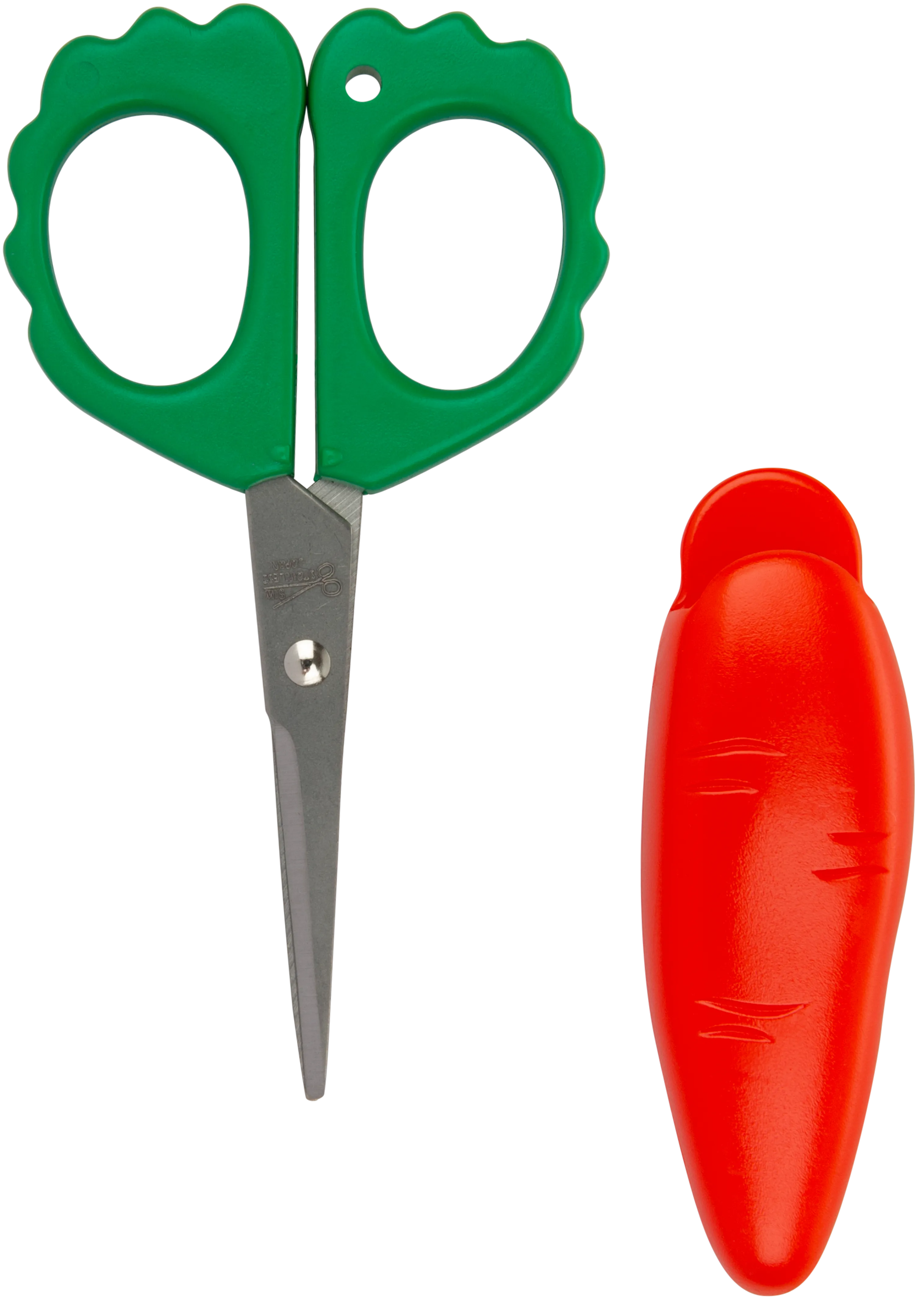 Fridge Magnet Scissors Carrot