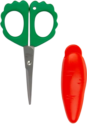 Fridge Magnet Scissors Carrot