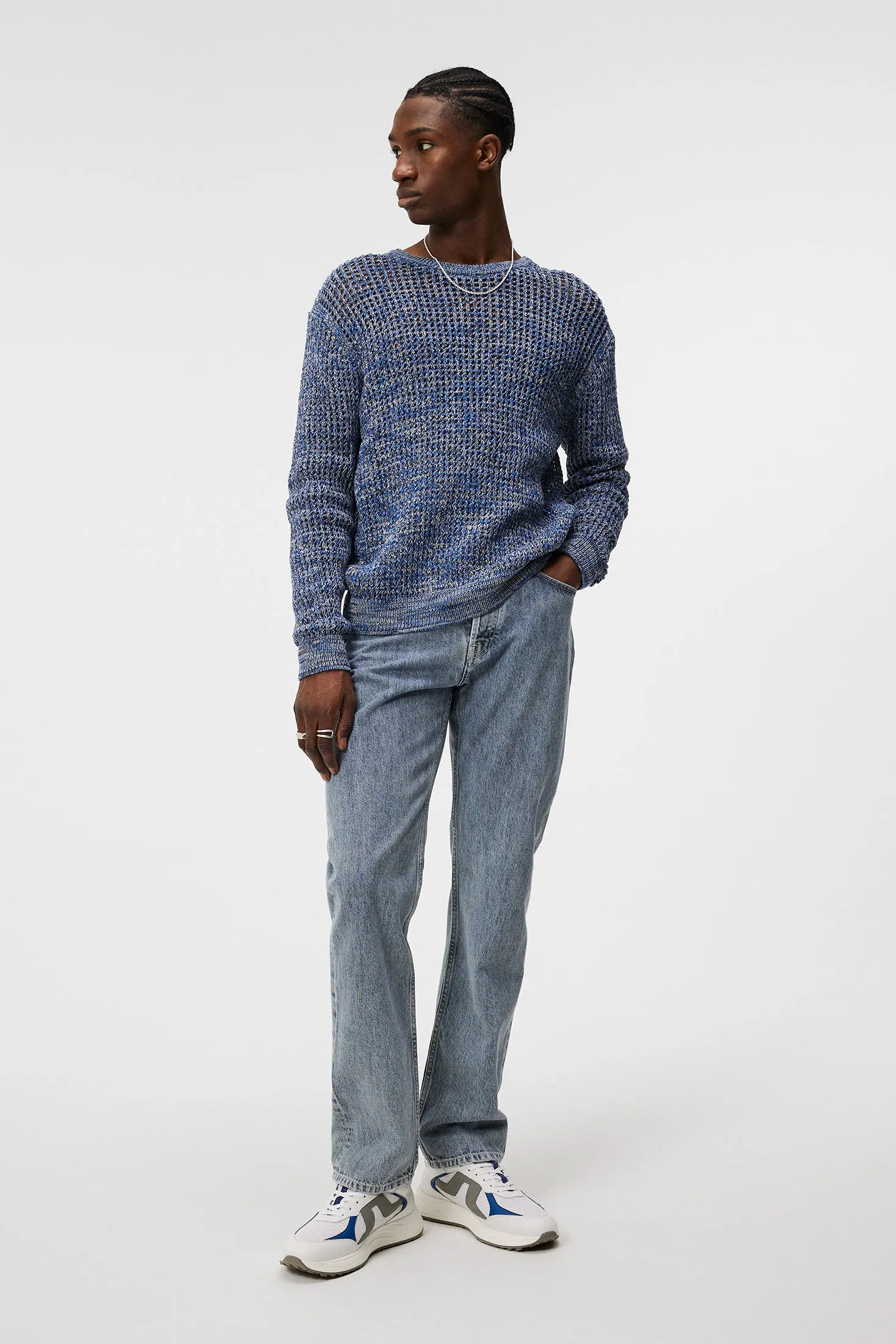 Glose Loose Knit Sweater / Bijou Blue