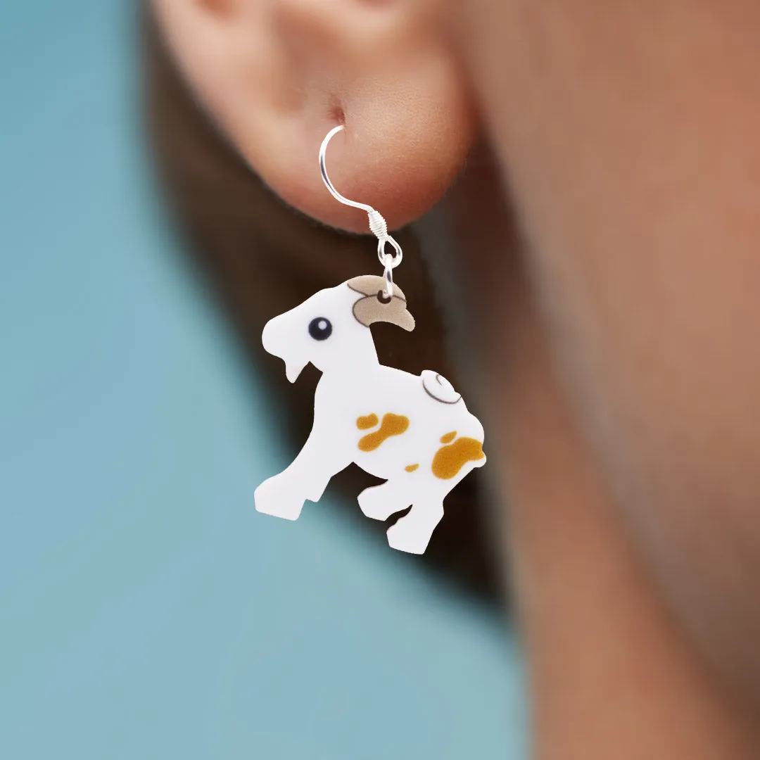 Goat Earrings - Laser Cut Acrylic