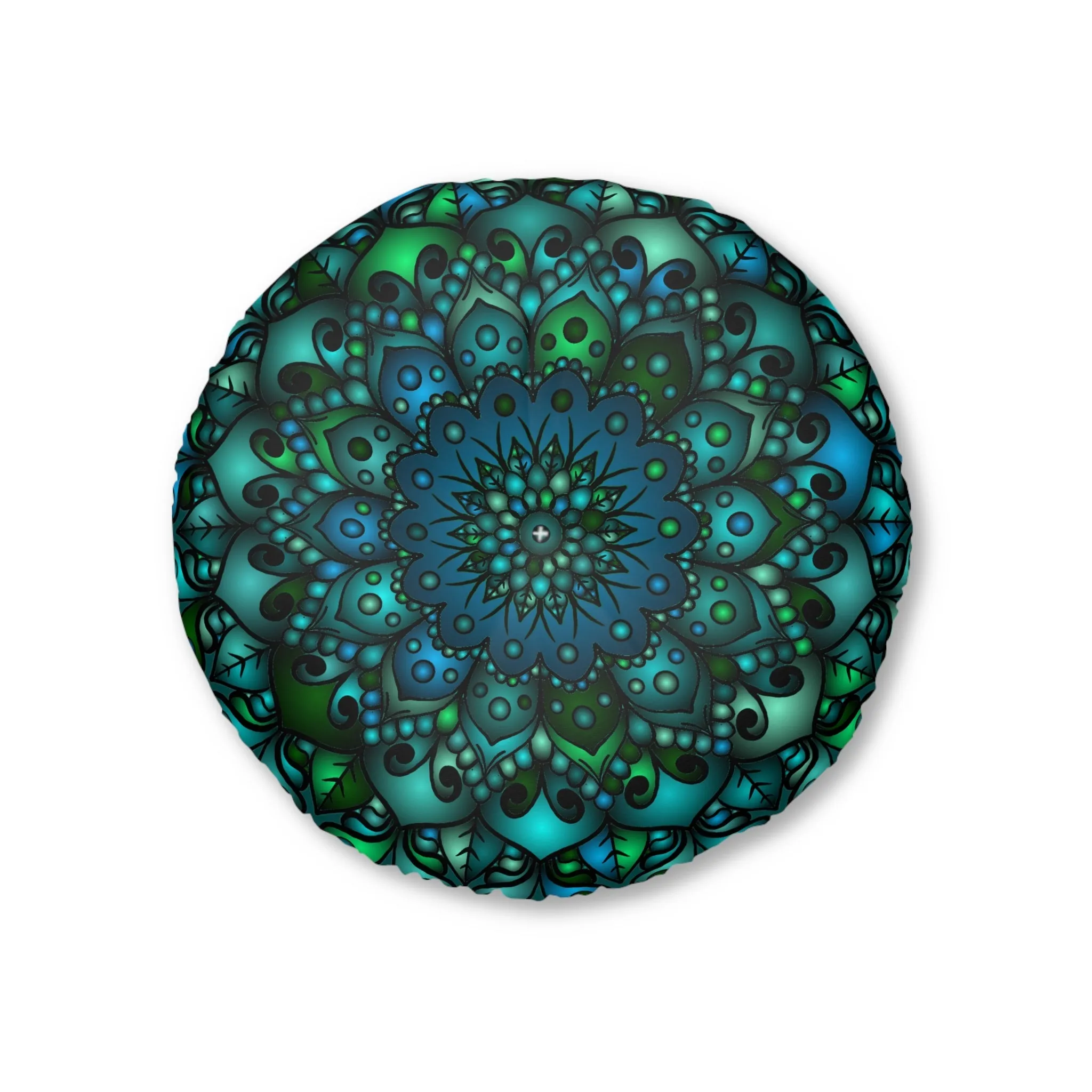 Handmade Mandala Design Tufted Floor Pillow