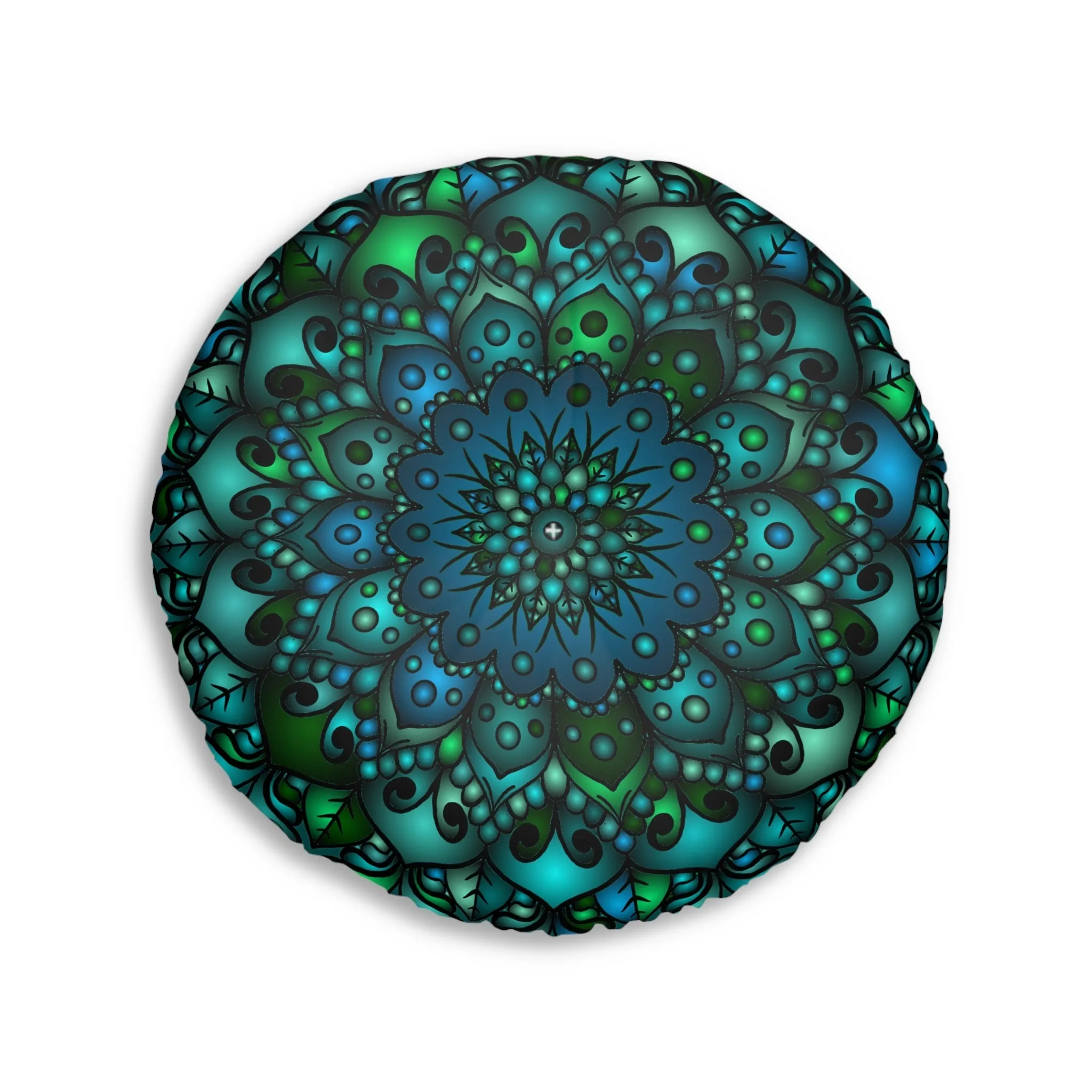 Handmade Mandala Design Tufted Floor Pillow