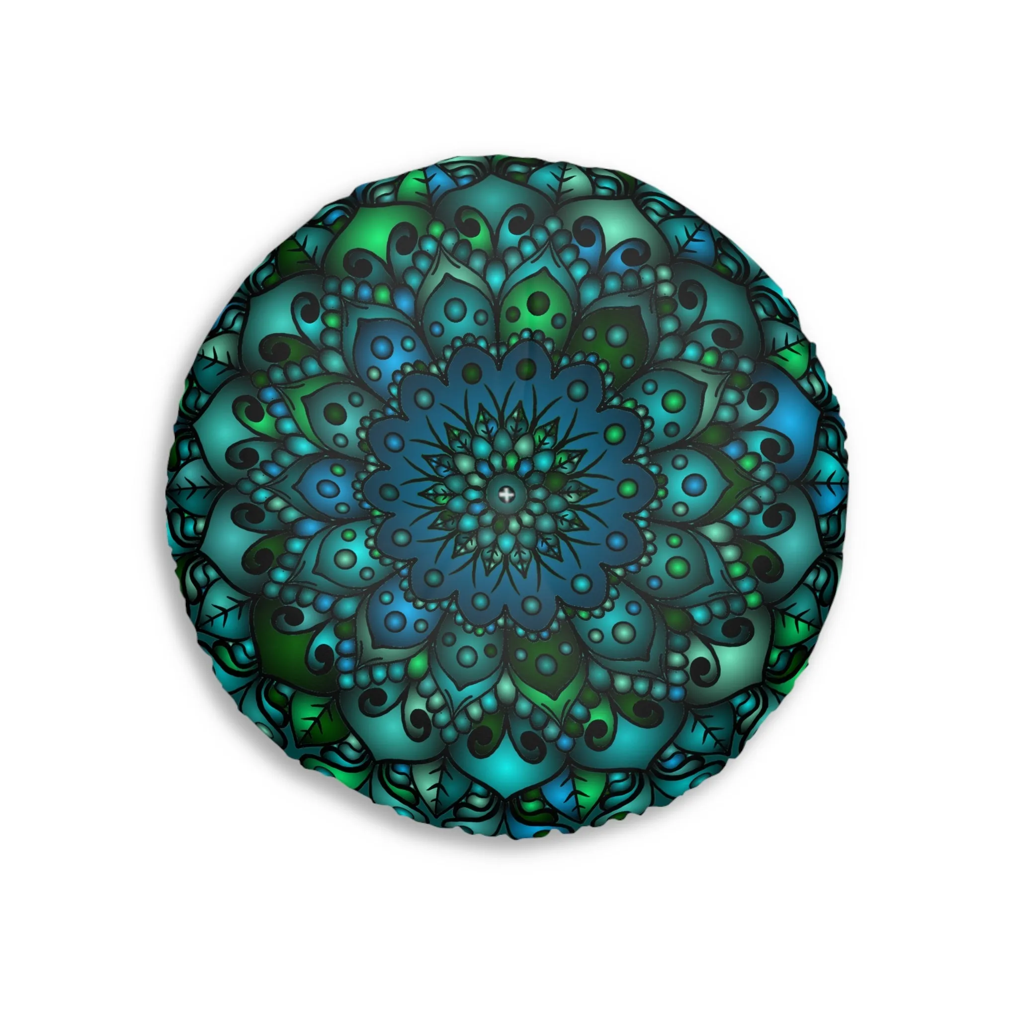 Handmade Mandala Design Tufted Floor Pillow