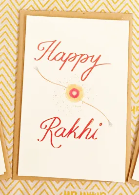 Happy Rakhi Greeting Card