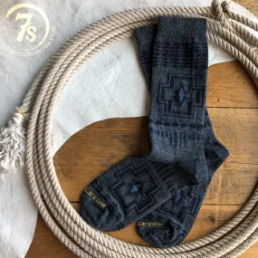 Harding Grey Pendleton Crew Sock