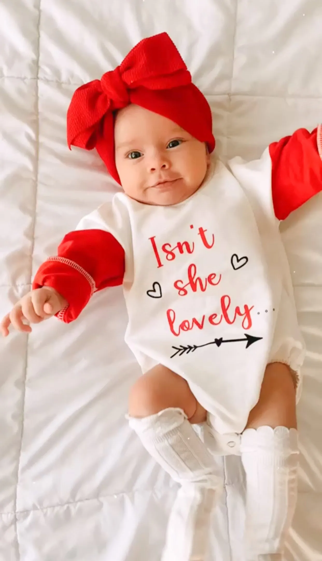 Isn’t she lovely sweatshirt romper